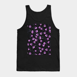 Midnight Bluebells, Harebells, Bellflowers Tank Top